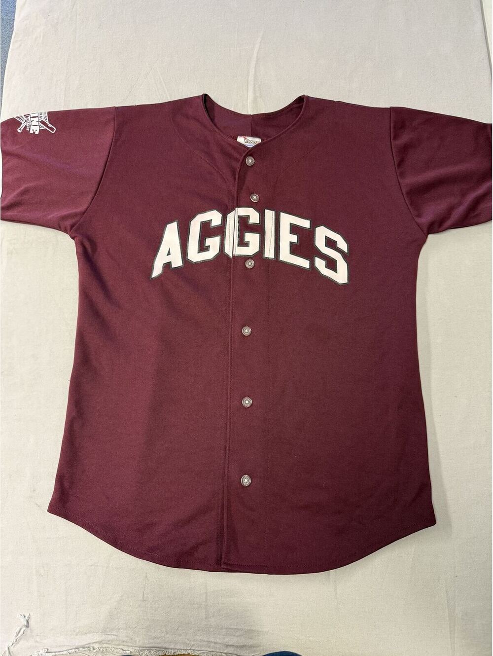 Vintage Texas A&M University Aggies Baseball Jersey - XL